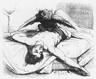 Nightmare, in Le Diable Amoureux by J Cazotte 1845