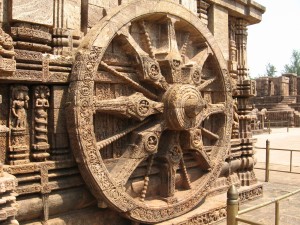 Wheel at Konark Temple