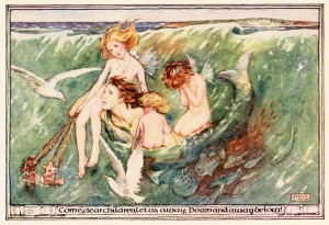 Minnie-Dibdin-Spooner-The-Forsaken-Merman-The-Golden-Staircase-1906