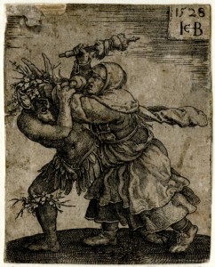 Jacob Binck - Heks valt de duivel aan 1528
