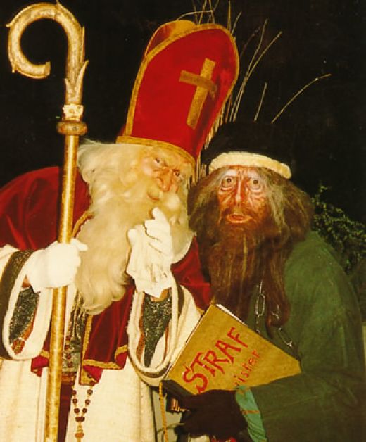 Sinterklaas en Wodan: wie zoet is krijgt lekkers, wie stout is..
