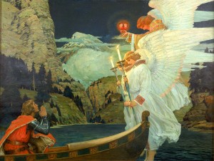 Frederick-J-Waugh-The-Knight-of-the-Holy-Grail-1912-fine-art-30227320-1400-1056