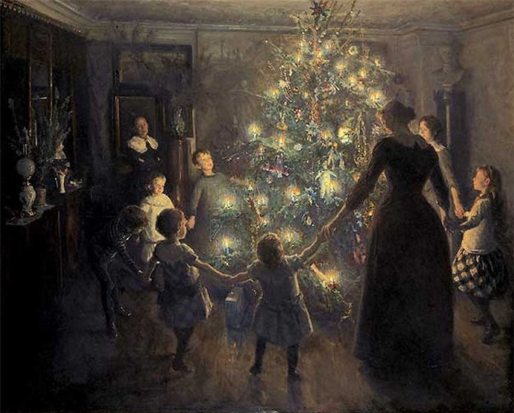 De oorsprong van de kerstboom